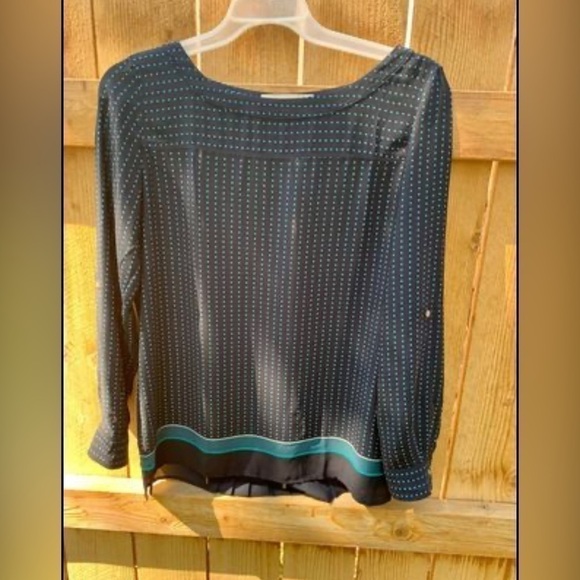 LOFT Semi Sheer Career Summer Blouse Top Lightweight EUC Sz S - Picture 5 of 16